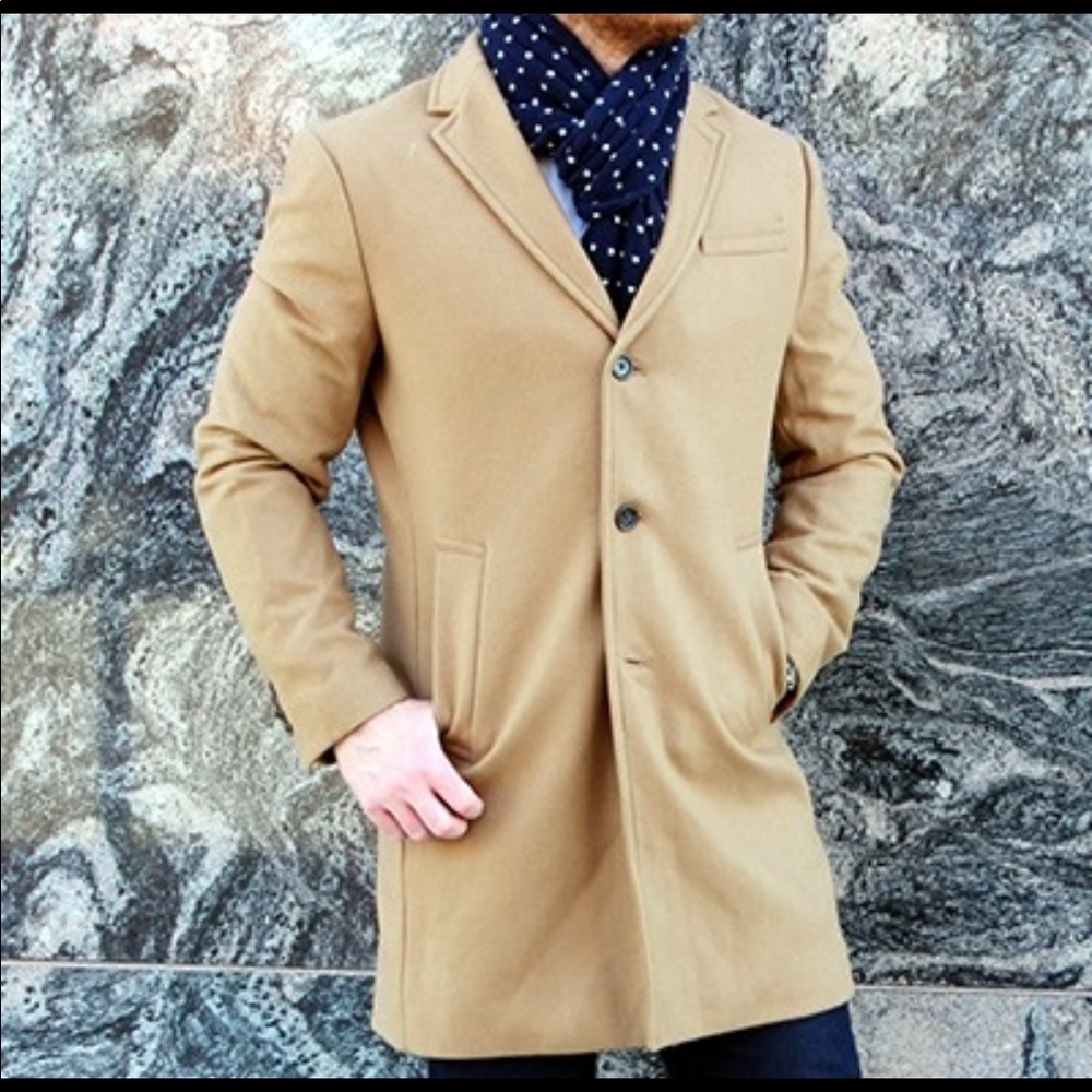 Banana republic camel topcoat